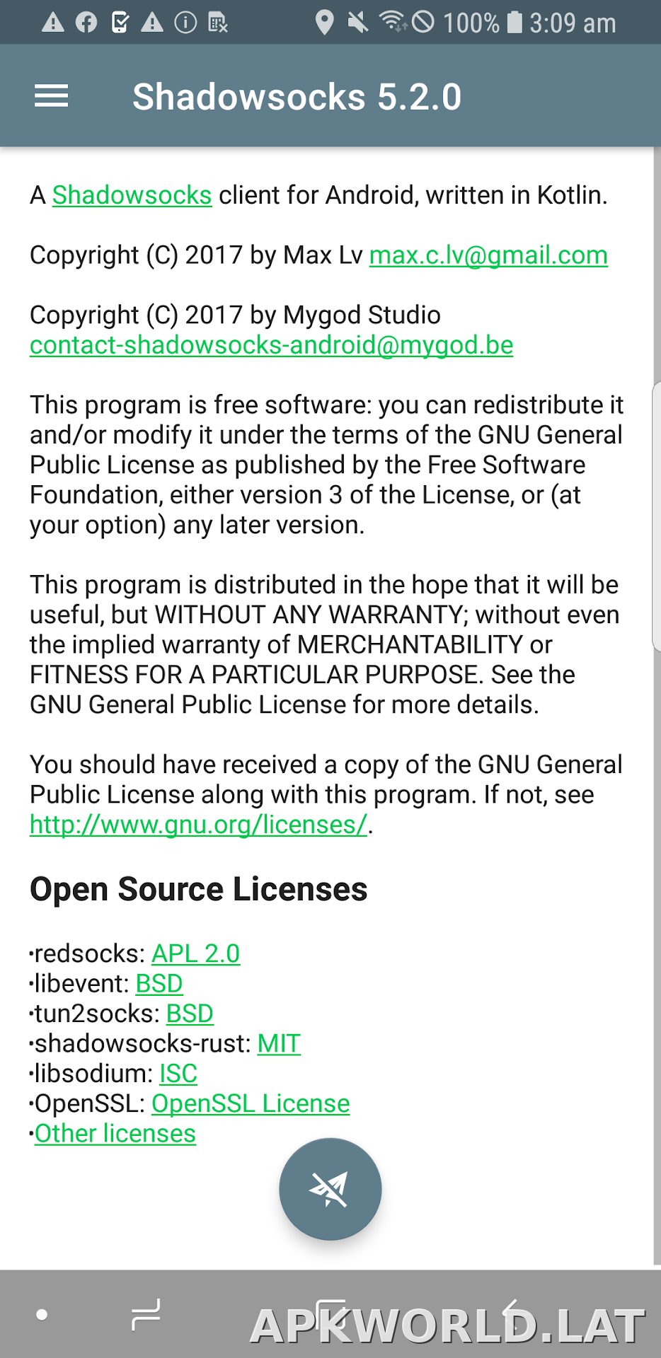 Shadowsocks скриншот 1