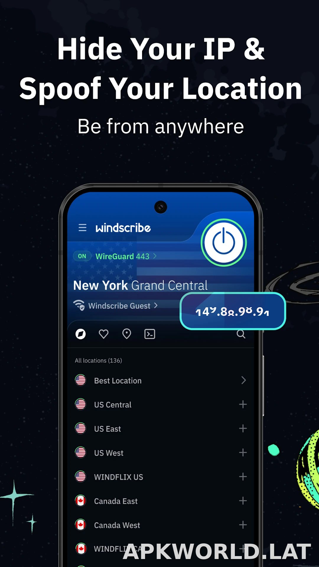 Windscribe скриншот 5