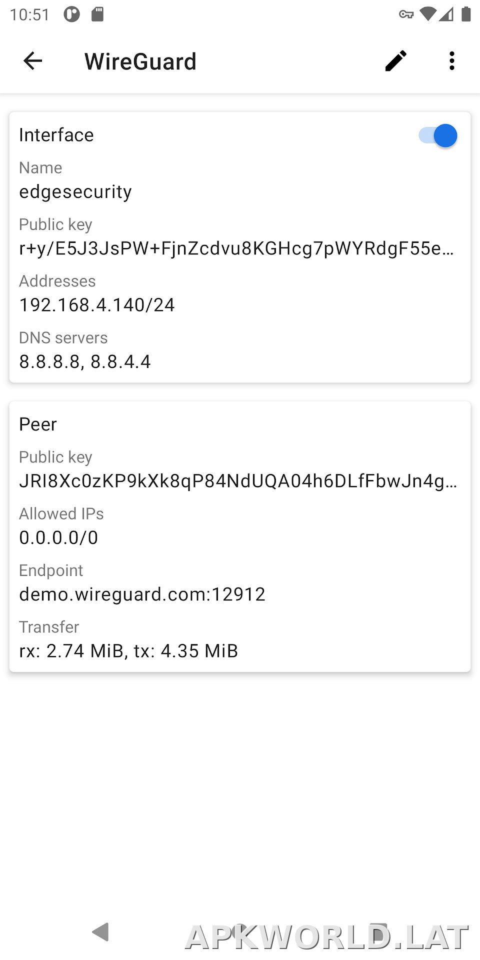 WireGuard скриншот 2